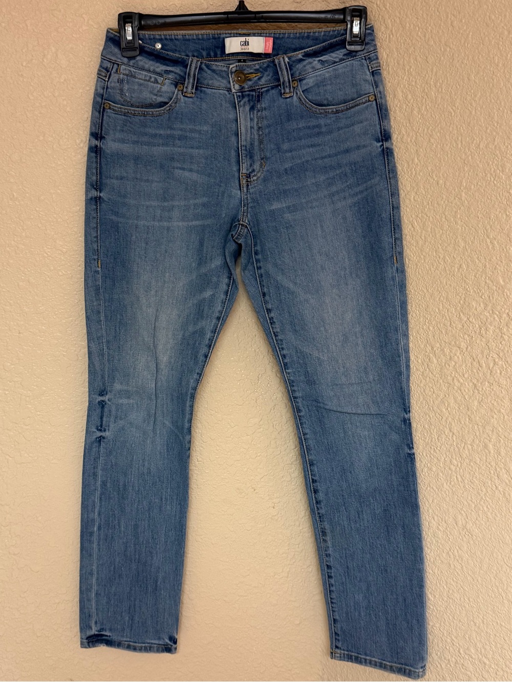 4/$20 CAbi Light Blue High Straight Jeans